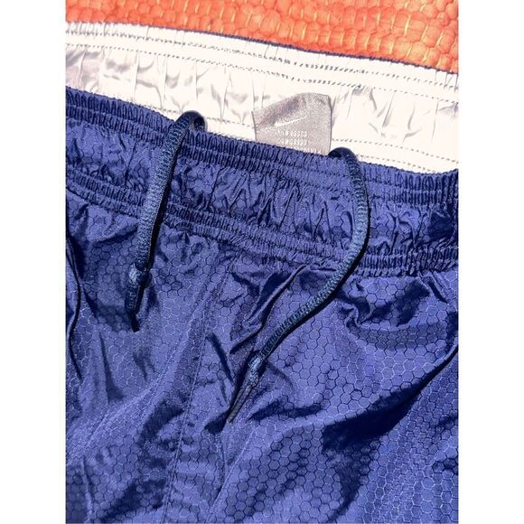 Vintage 90s Nike Mens large Distressed Mini Swoosh Lined Wide Leg Pants, Vintage - Picture 8 of 11